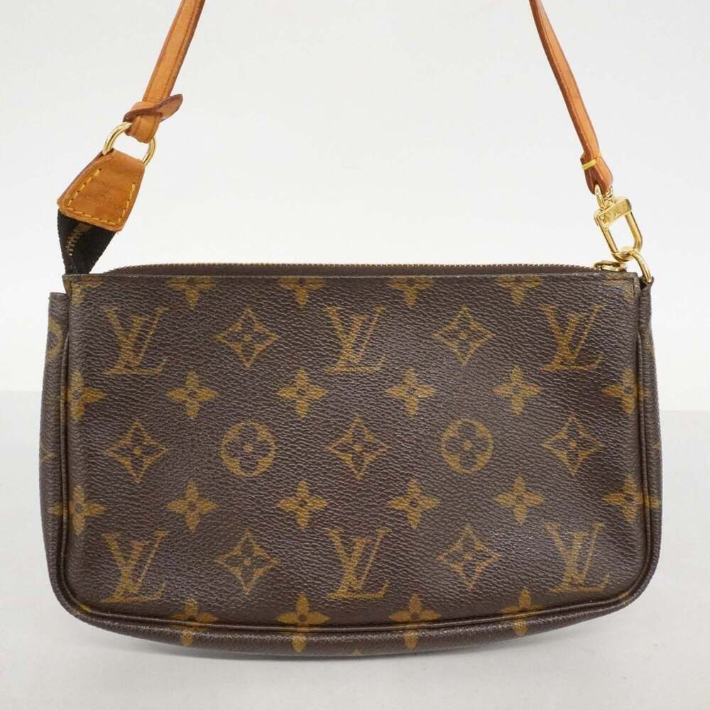 LOUIS VUITTON Brown Monogram Pochette Pouch - Picture 12 of 12